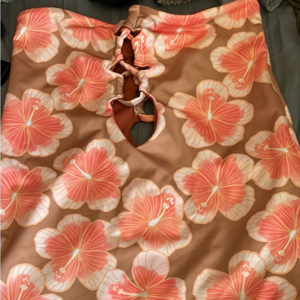 Custom made full bottom one piece bikini